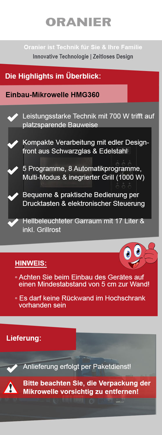 Programmübersicht Oranier