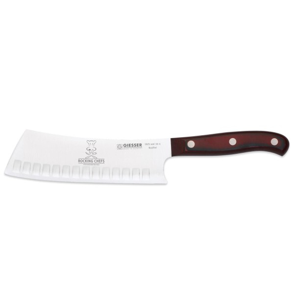 Giesser PremiumCut Yobocho Hackmesser 16 cm No 1 mit breiter Kullenschliff-Klinge