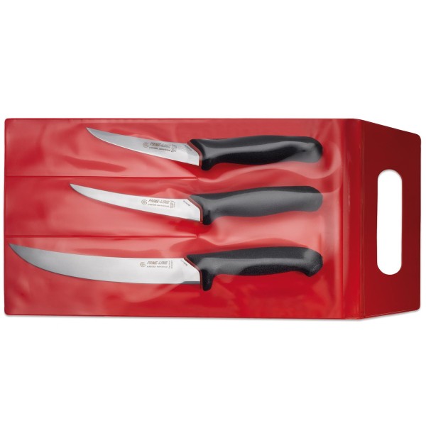 Giesser Fleischer Messer-Set 3-teilig für gelenkschonendes Arbeiten
