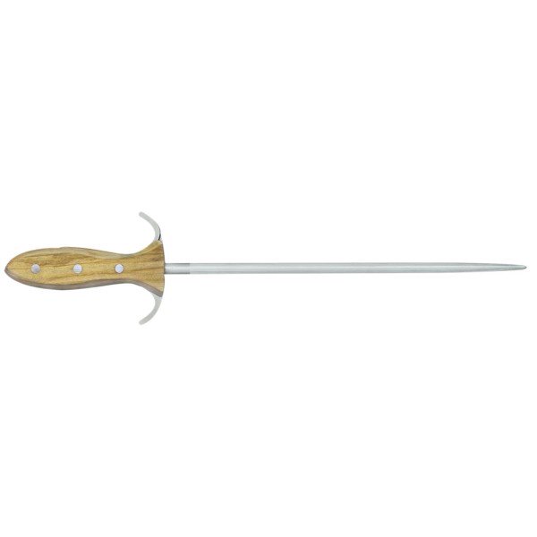 Güde ovaler Wetzstahl D´Artagnan 32 cm Klinge geschmiedet mit Olivenholzgriff - Art.-Nr. 7006-32